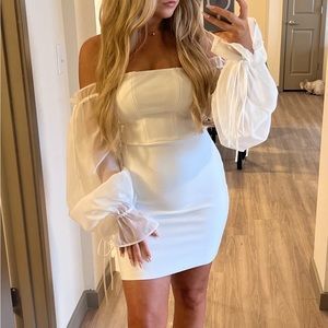 Bridal mini dress